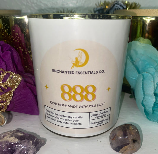 888 Angel Number Candle